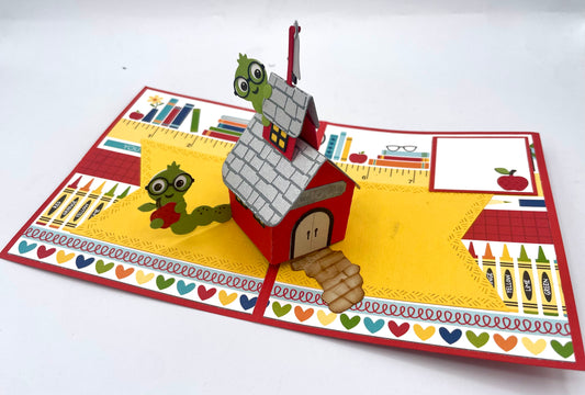 Karen Burniston - Card Kits - School Pop-up Card