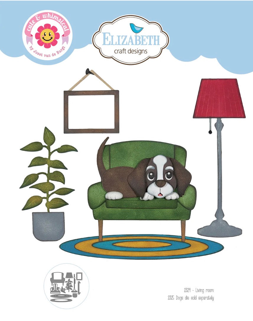 Elizabeth Craft Designs - Steel Cutting Dies - Living Room