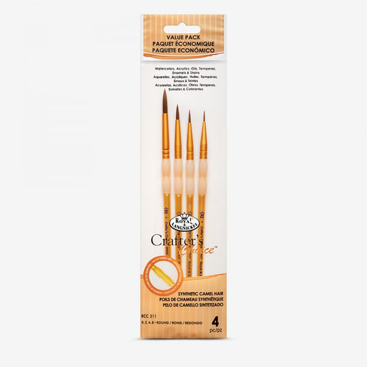 Crafter’s Choice Paintbrushes 4pc