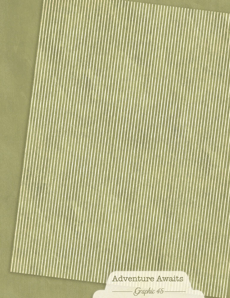 Graphic 45 - 8.5x11 Patterns & Solids Pack - Adventure Awaits