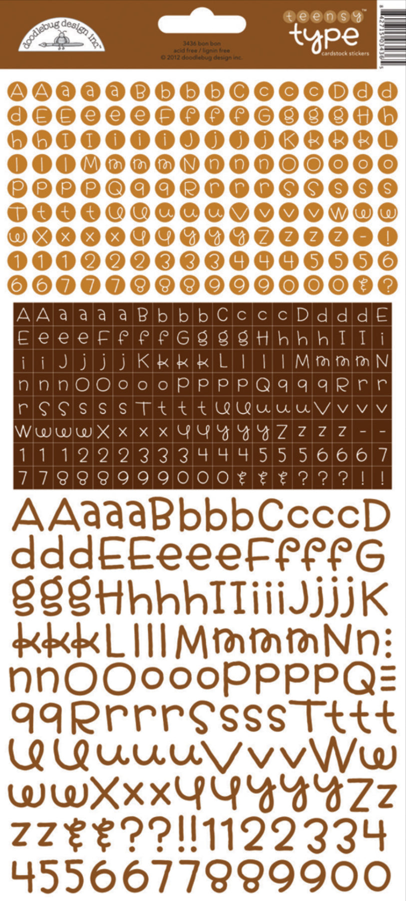 Doodlebug - Teensy Type - Bon Bon