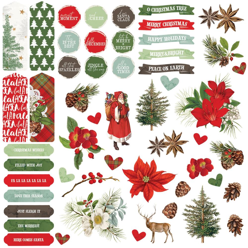 49 & Market - Evergreen Season - Chipboard Set