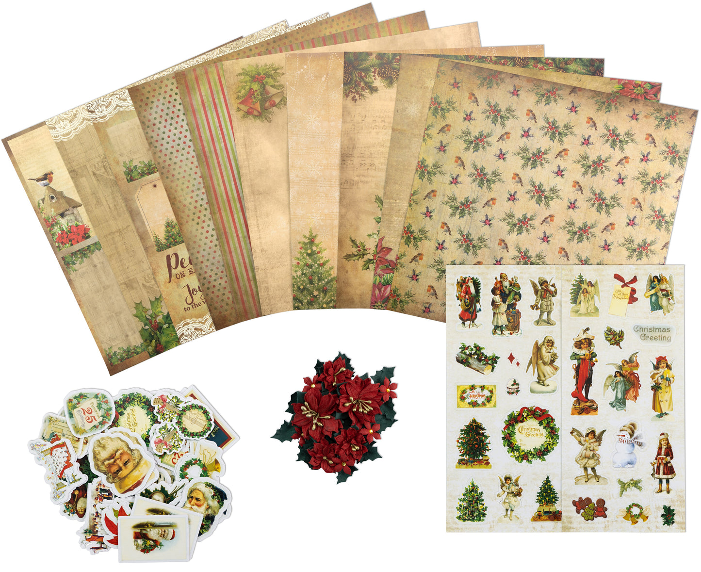 Little Birdie - Paper Crafting Kit - Christmas