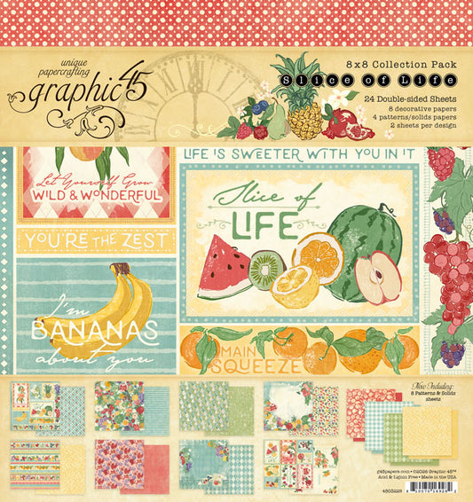 Graphic 45 - 8x8 Collection Pack - Slice of Life