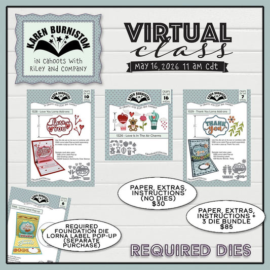 Karen Burniston - May 2026 Virtual Class