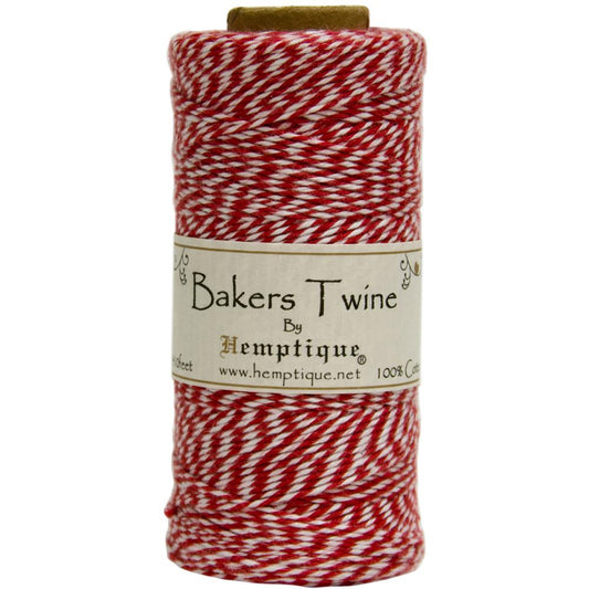 Hemptique - Baker’s Twine - Red/White