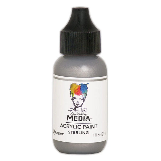 Dina Wakley - Media Acrylic Paint - Sterling