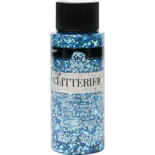 FolkArt - Glitterific Acrylic Paint - Aqua