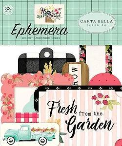 Carta Bella - Flower Market - Ephemera