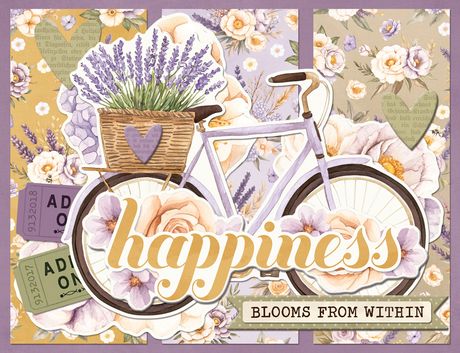 Simple Stories - Simple Cards Card Kit - Simple Vintage Lavender Fields