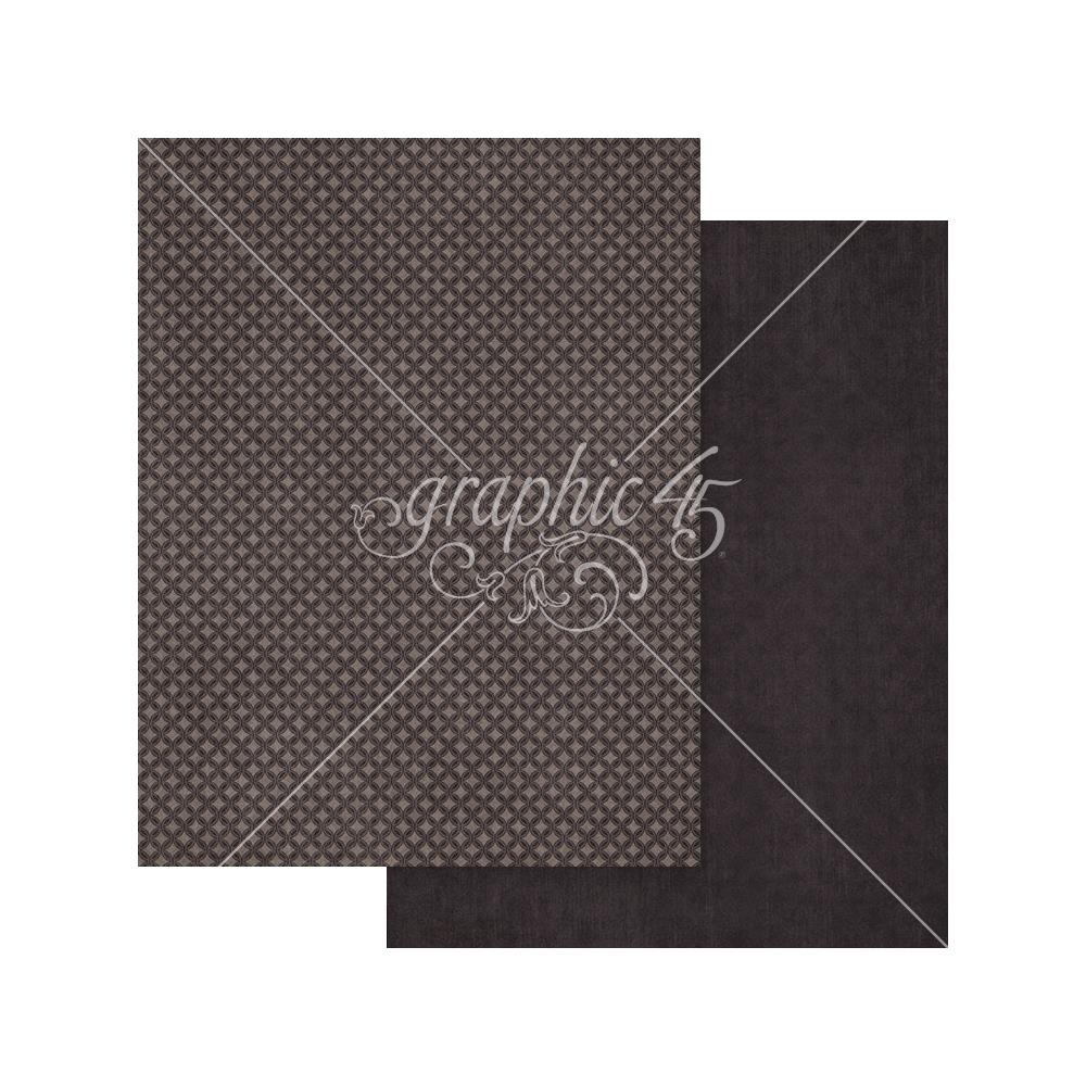 Graphic 45 - Ghostly Greetings - Patterns & Solids Pack 8.5x11