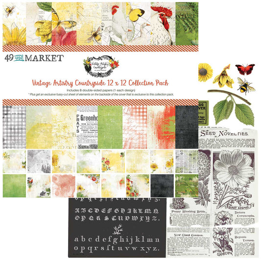 49 & Market - Vintage Artistry Countryside - 12x12 Collection Pack