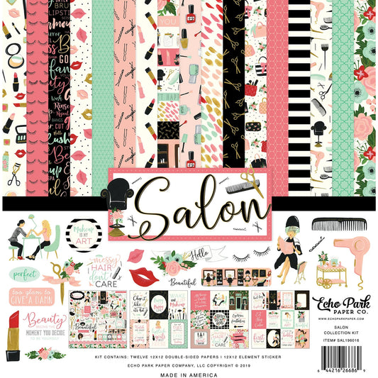 Echo Park - 12x12 Collection Kit - Salon