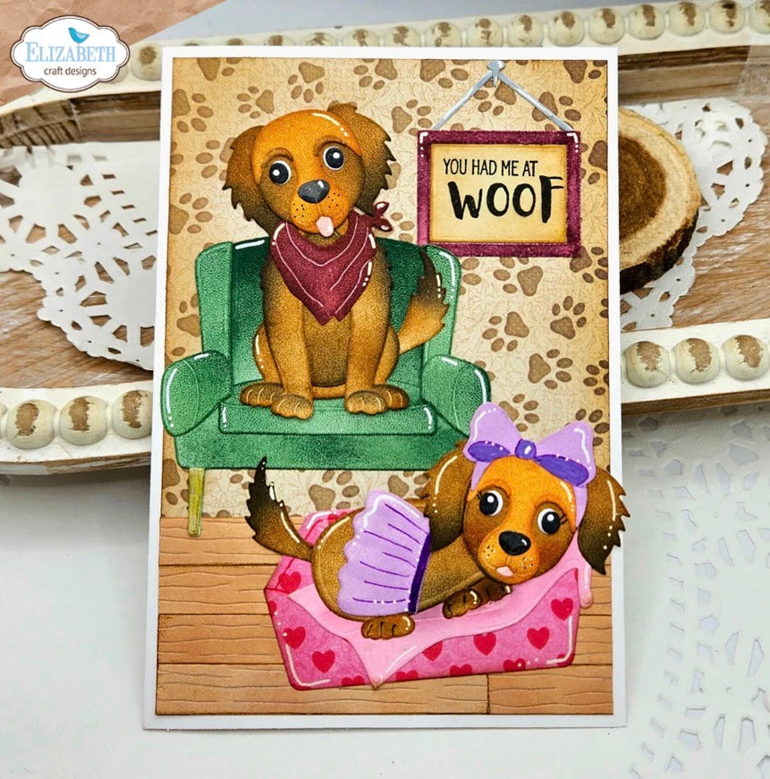 Elizabeth Craft Designs - Steel Cutting Dies - Dogs