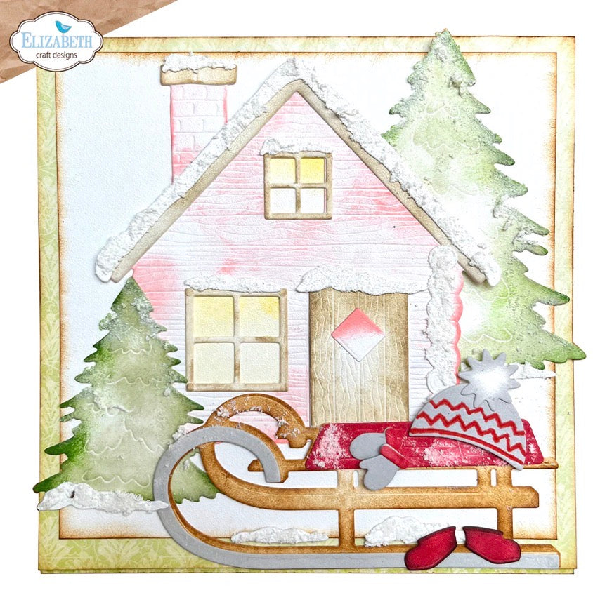 Elizabeth Craft Designs - Steel Cutting Dies - Winter Scenery Accessories