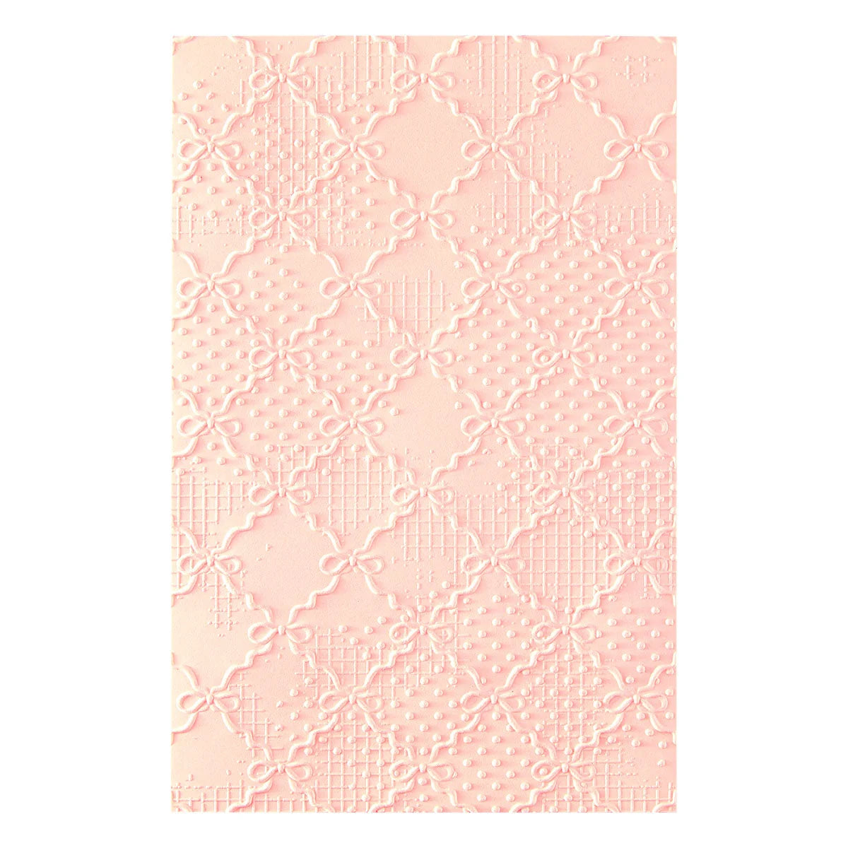 Spellbinders - 3D Embossing Folder - Ribbons & Seams
