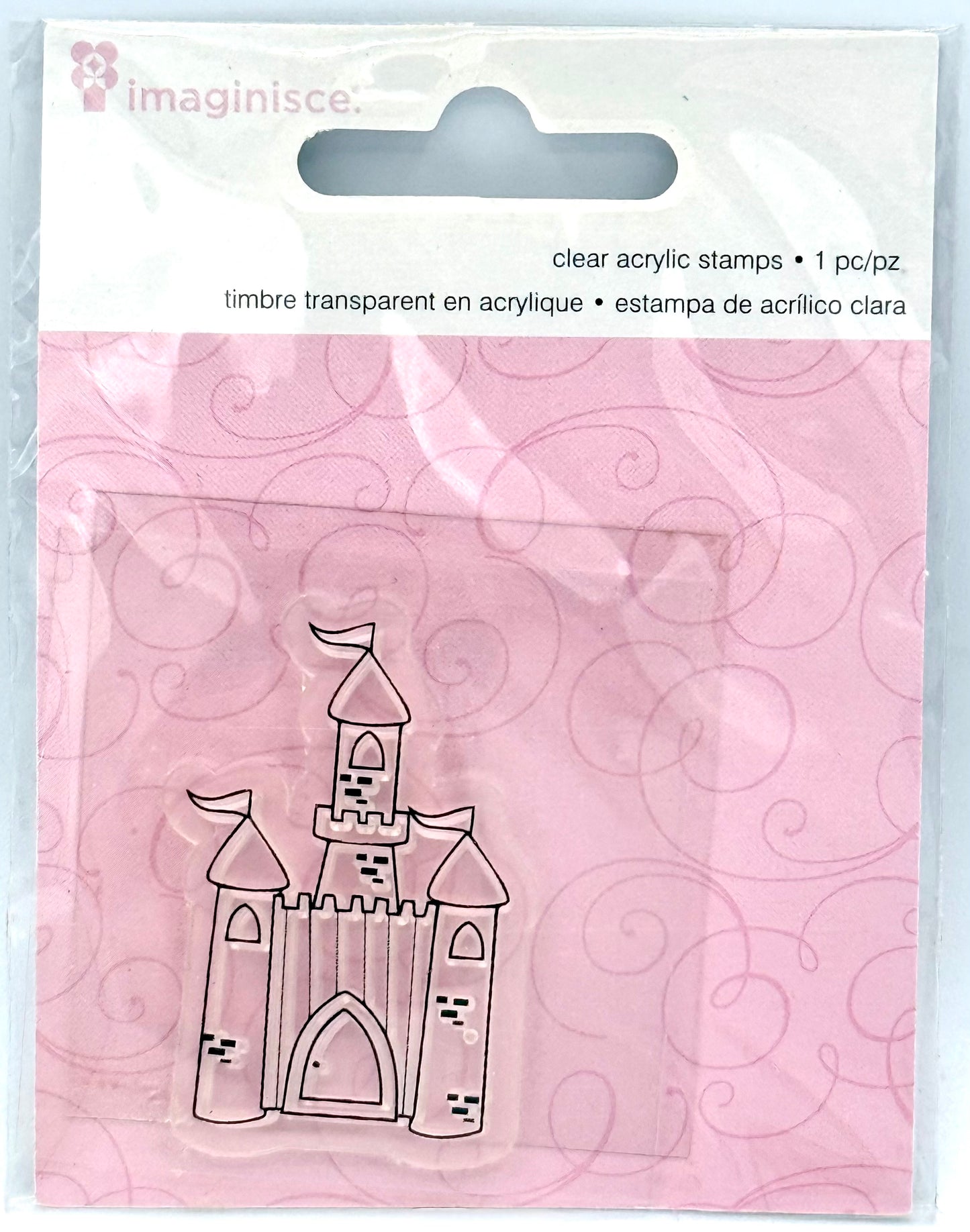 Imaginisce - Clear Acrylic Stamps - Castle