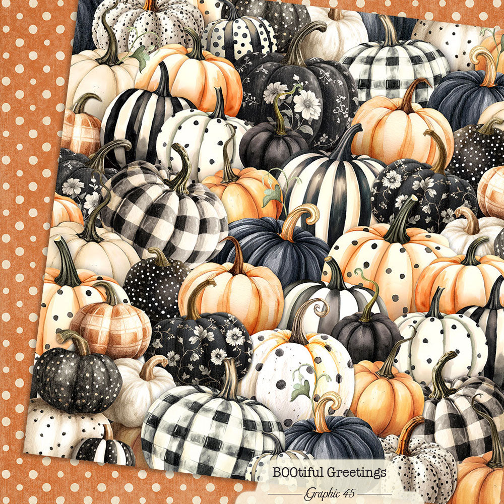 Graphic 45 - 12x12 Collection Pack - BOOtiful Greetings