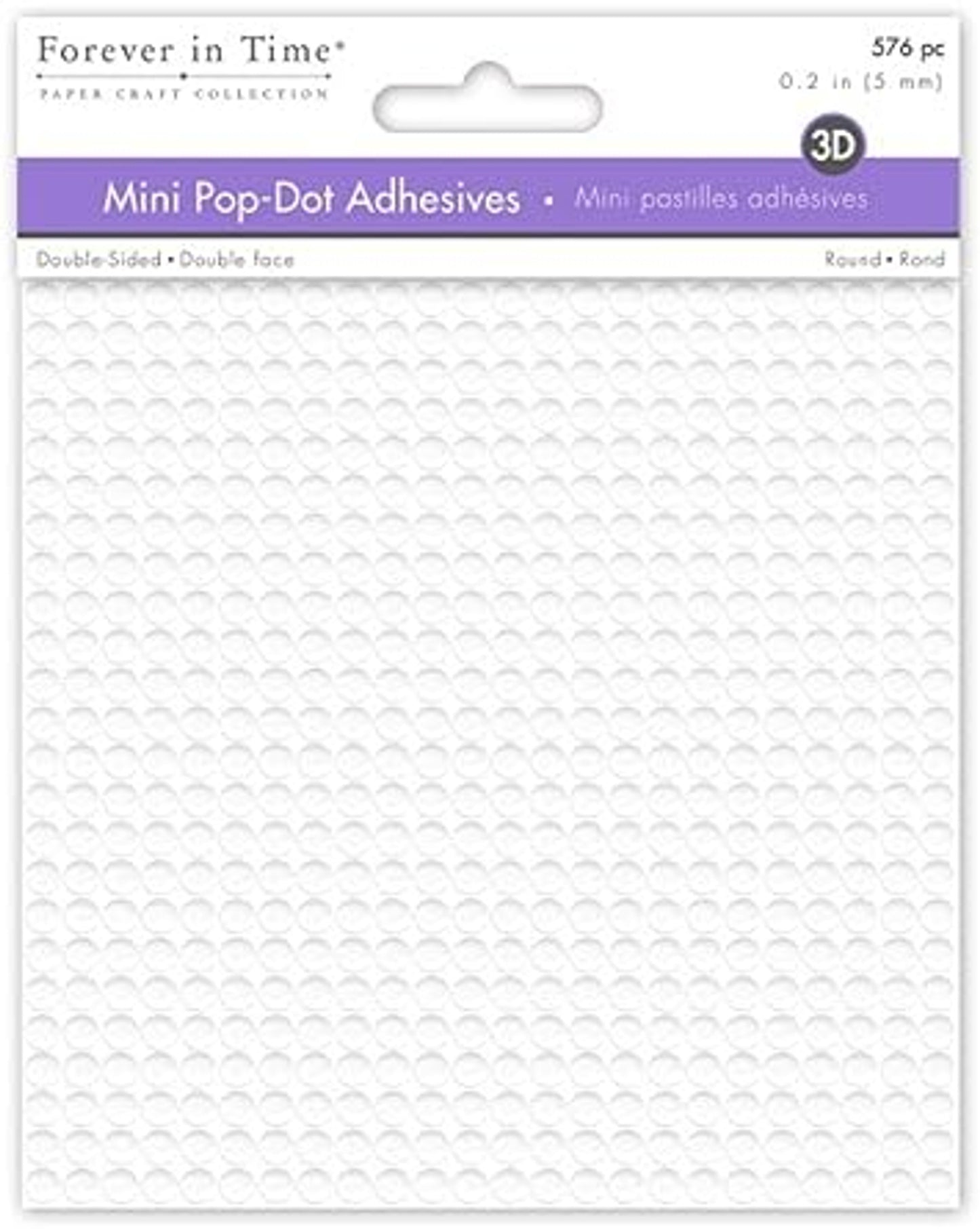 Forever in Time Mini PopDots Adhesives Circles .2in/5mm Scrapp'n