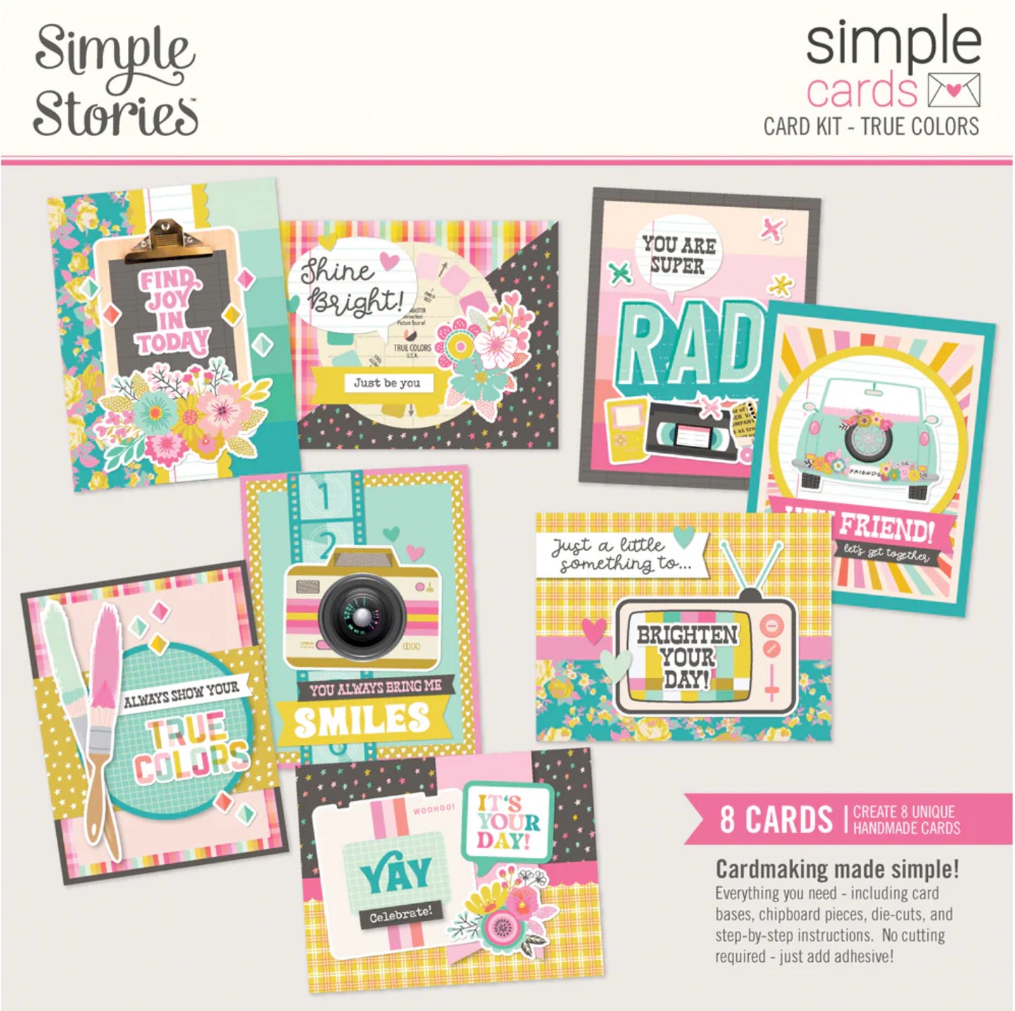 Simple Stories - Simple Cards Card Kit - True Colors