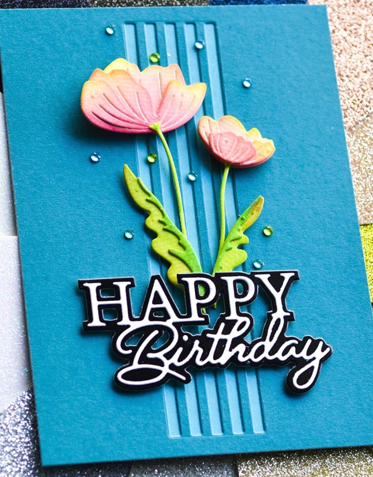Memory Box - Craft Die - Happy Birthday Posh Script
