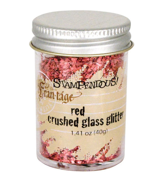 Stampendous - Crushed Glass Glitter - Red