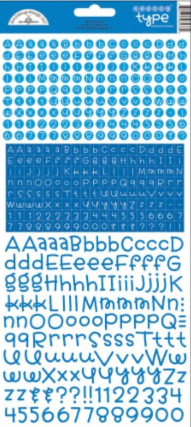 Doodlebug - Teensy Type - Blue Jean