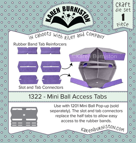 1322 Karen Burniston - Mini Ball Access Tabs