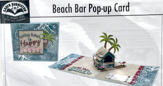 Karen Burniston - Card Kits - Beach Bar Pop-up Card
