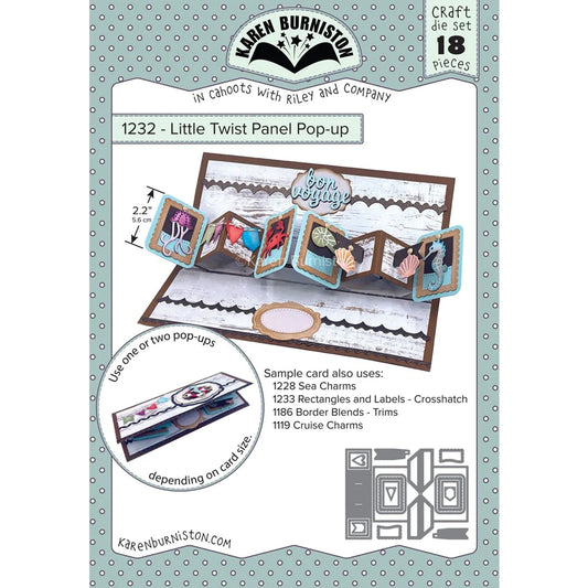 1232 Karen Burniston - Little Twist Panel Pop-up