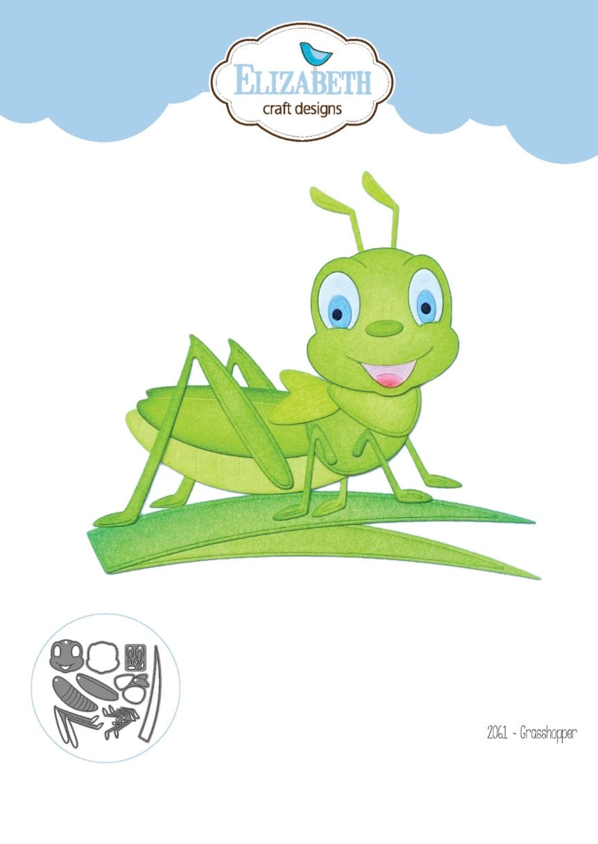 Elizabeth Craft Designs - Steel Cutting Dies - Grasshopper