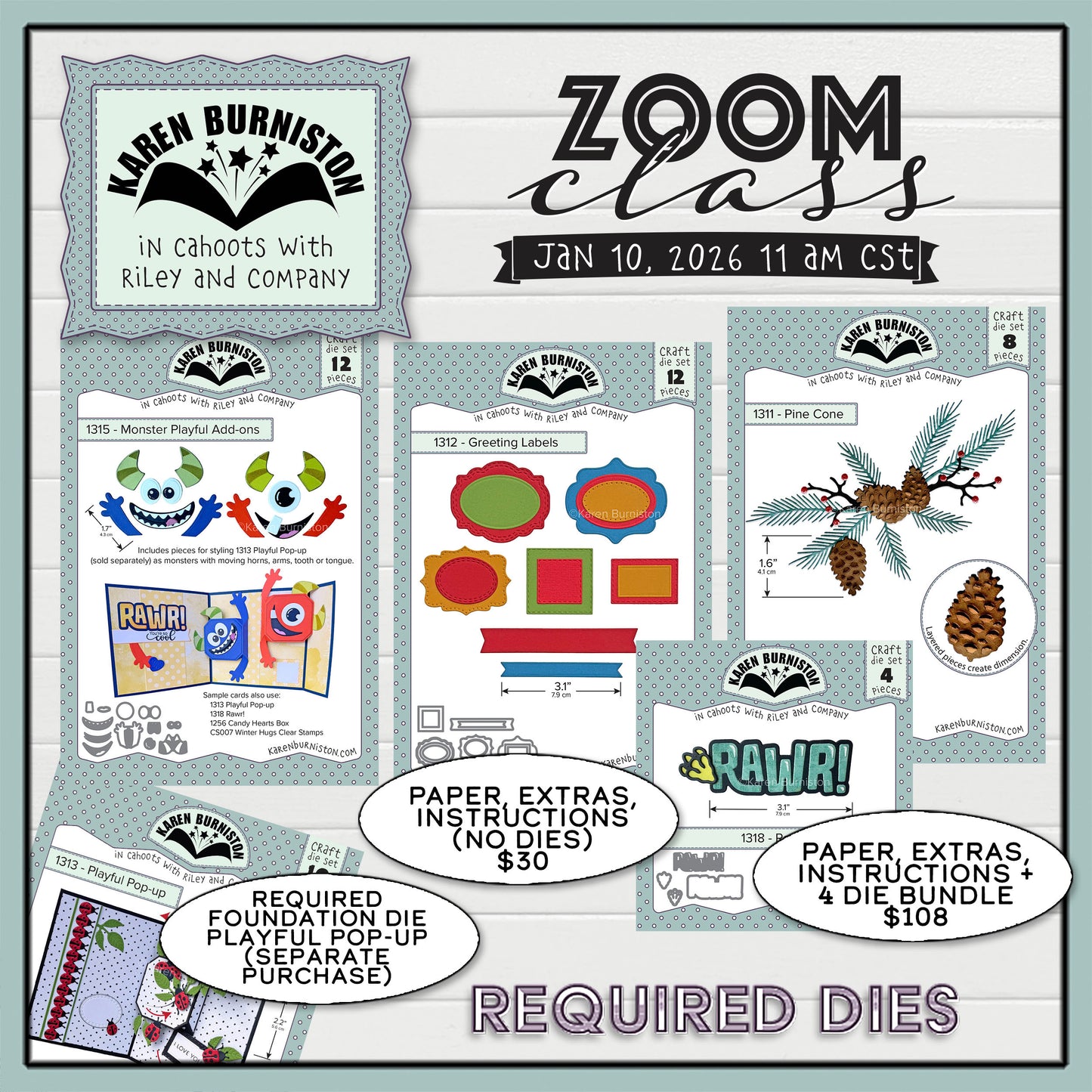 Karen Burniston - January 2026 - Zoom Class