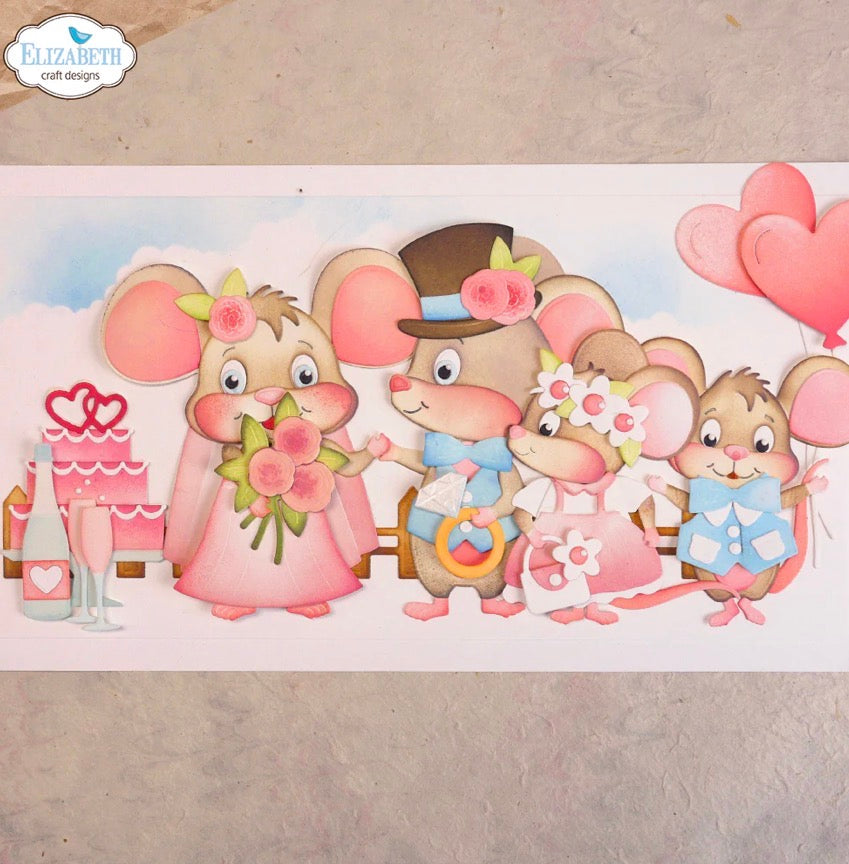 Elizabeth Craft Designs - Steel Cutting Dies - Valentines & Wedding Accessories