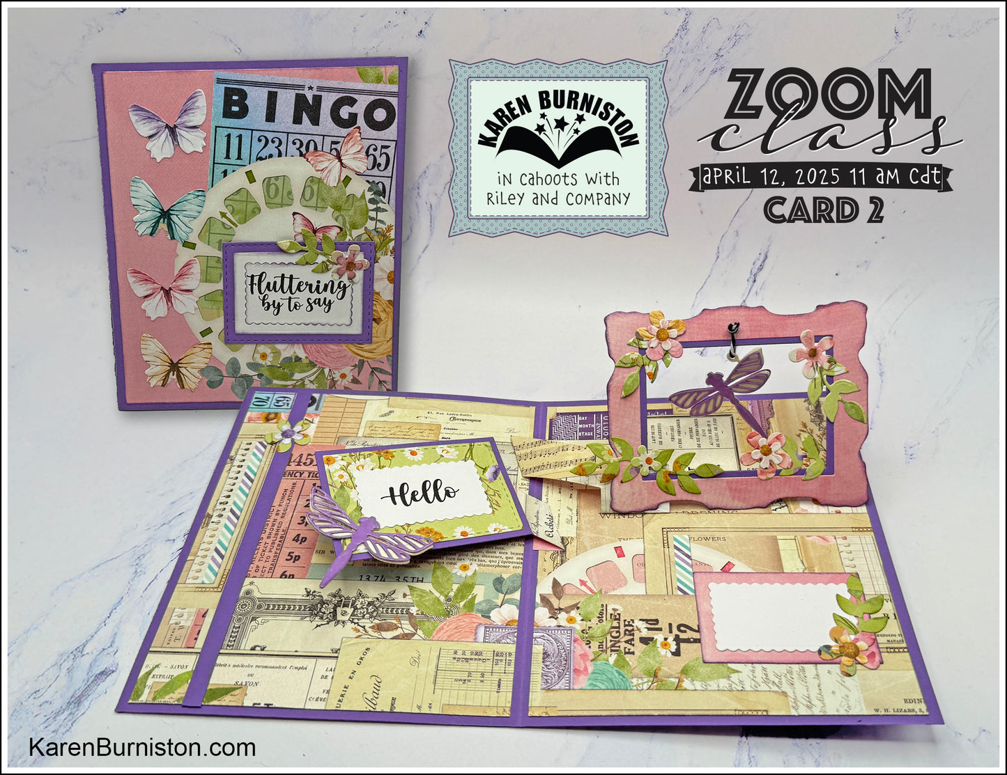 Karen Burniston - Card Kits - Flip Frame Pop-up Card