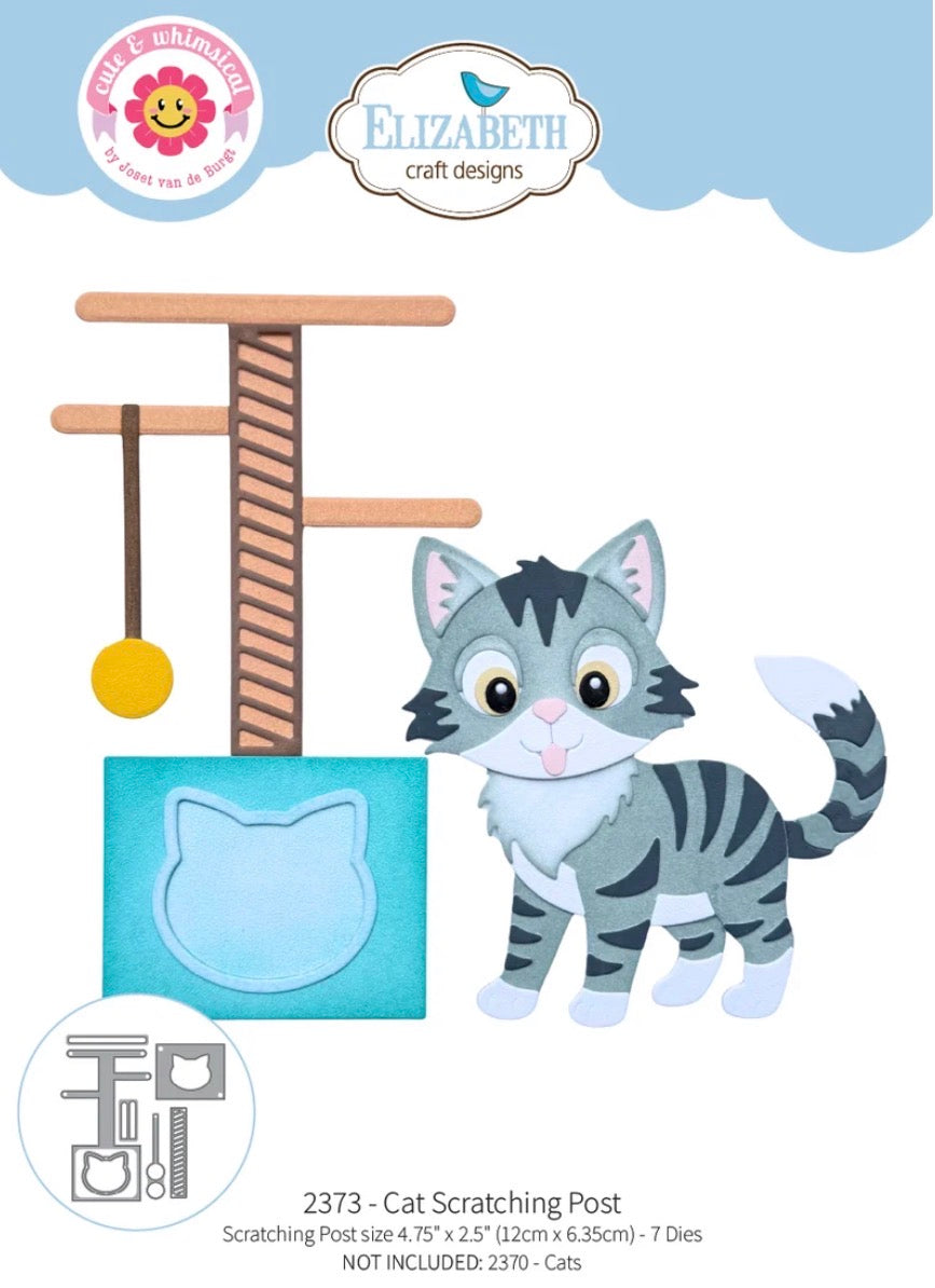 Elizabeth Craft Designs - Steel Dies - Cat Scratching Post