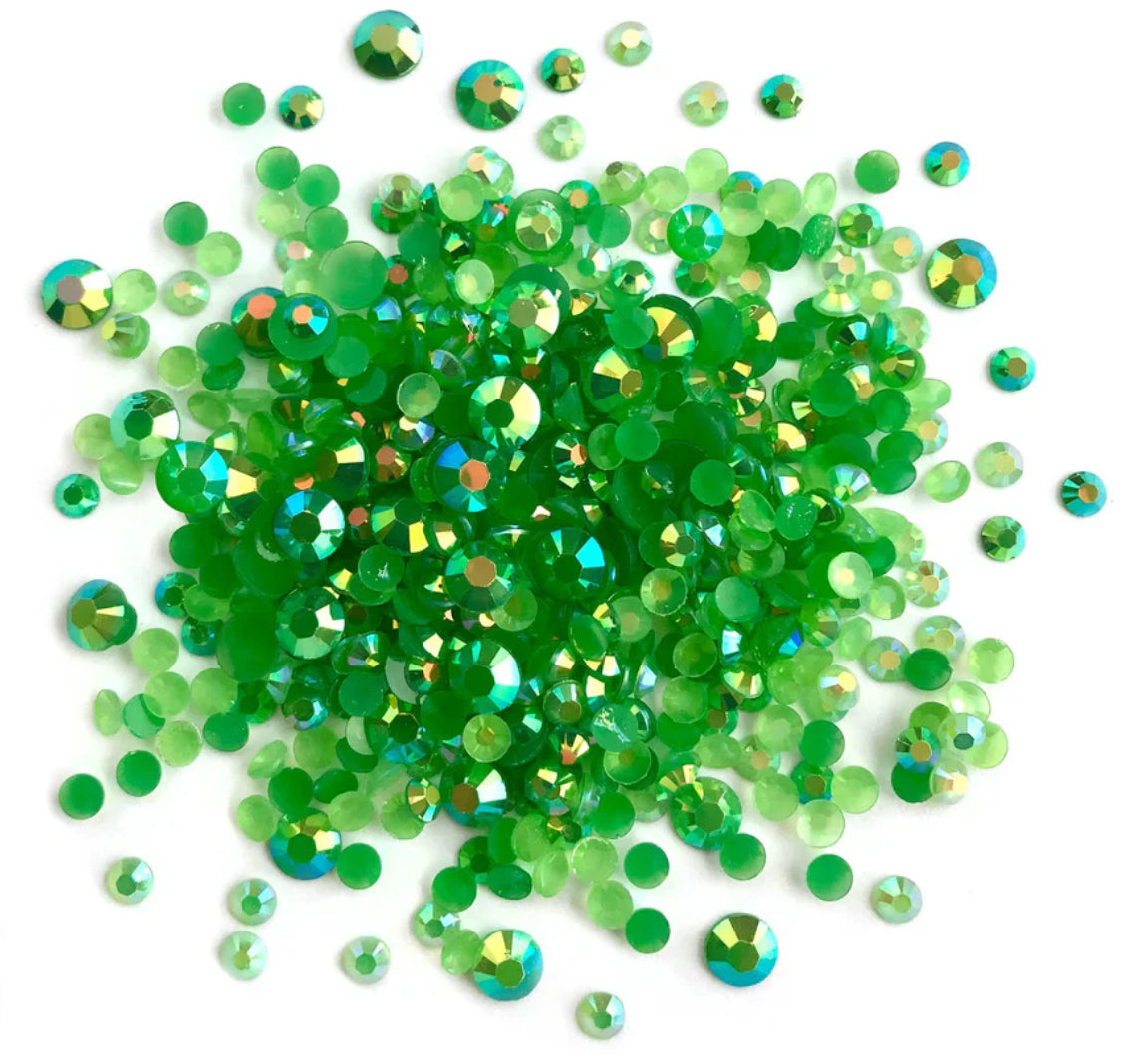 Buttons Galore - Jewelz Premium Gemstones - Emerald