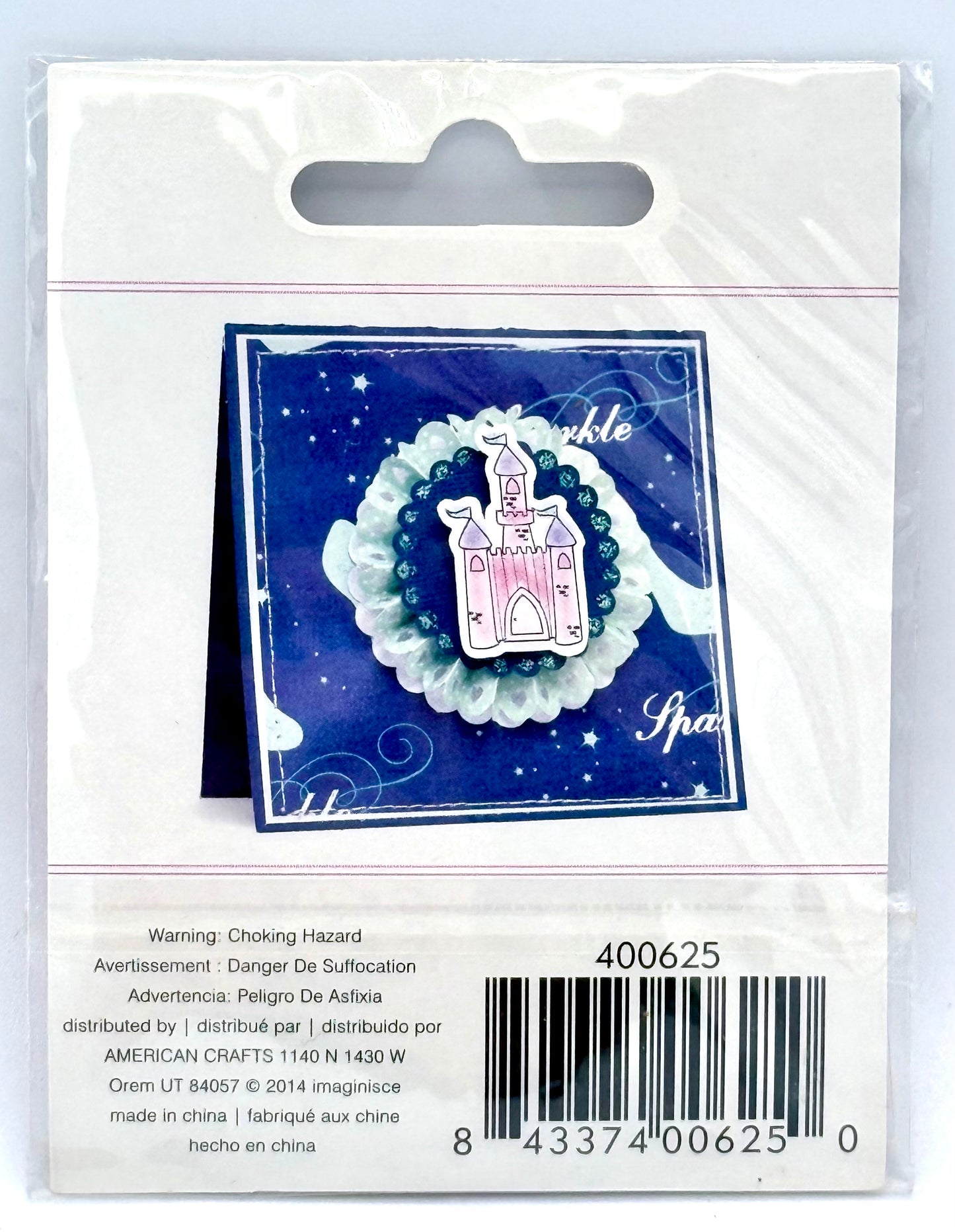 Imaginisce - Clear Acrylic Stamps - Castle