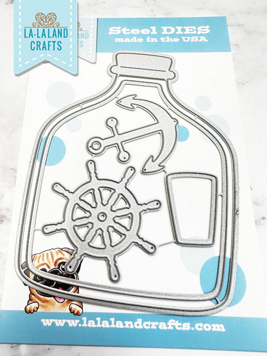 La-la Land Crafts - Steel Dies - Rum Bottle