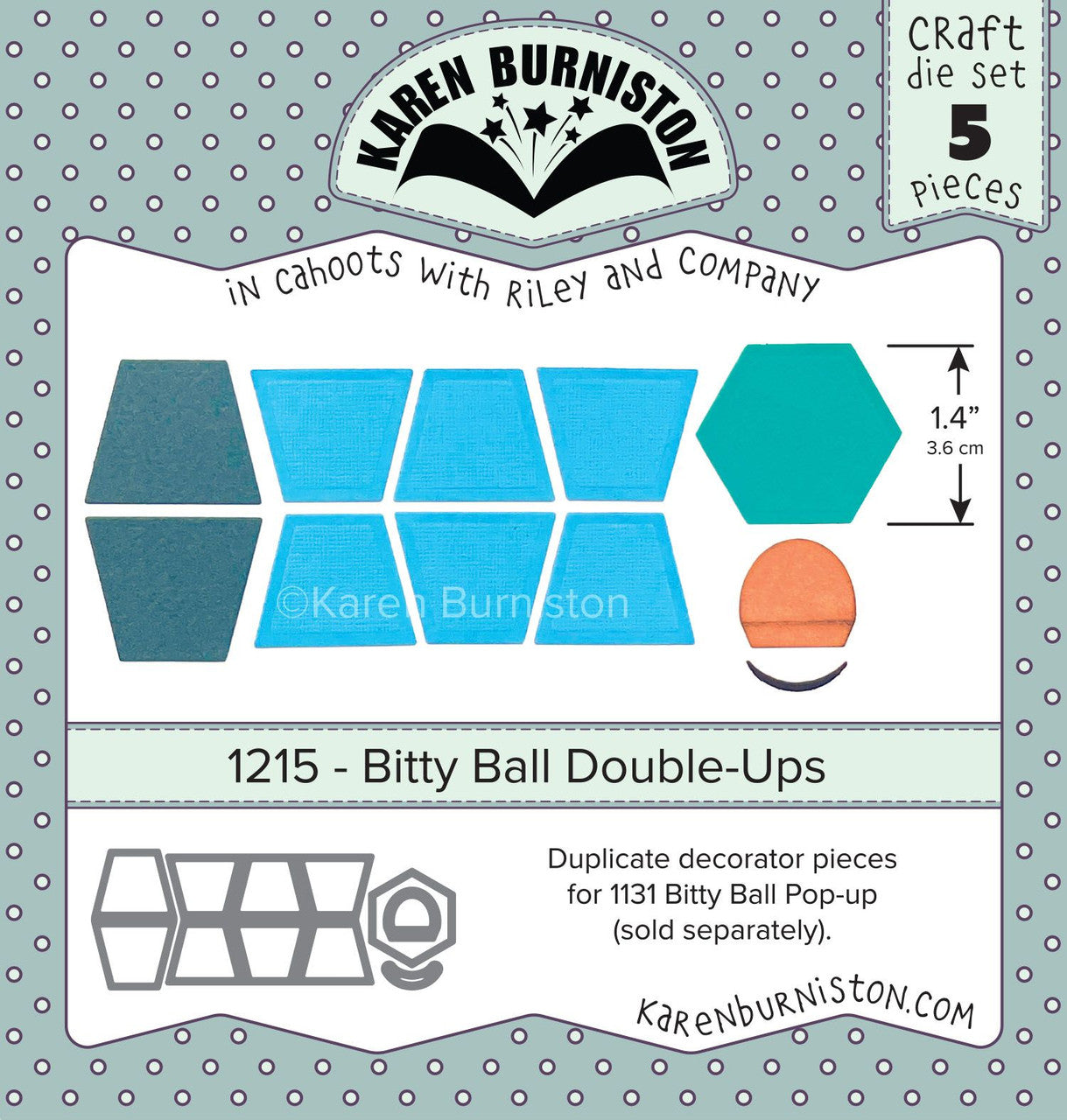 1215 Karen Burniston - Bitty Ball Double Up