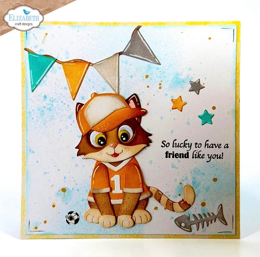 Elizabeth Craft Designs - Steel Dies - Cat Clothing Accessories