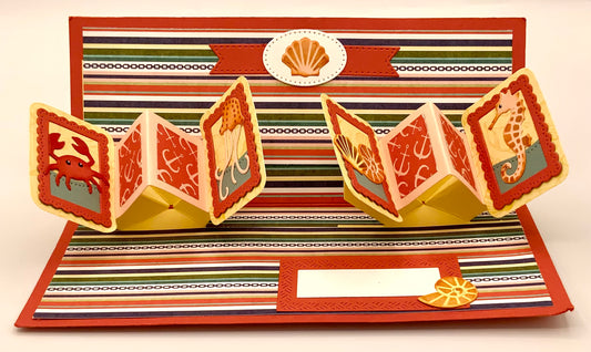 Karen Burniston - Card Kits - Little Twist Panel Slimline Card