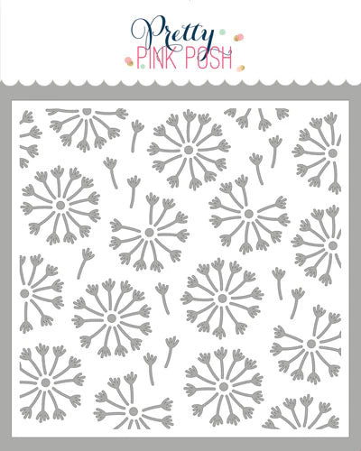 Pretty Pink Posh - Background Stencil - Dandelion