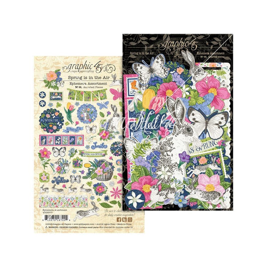 Graphic 45 - Ephemera Assortment - Spring is in the Air