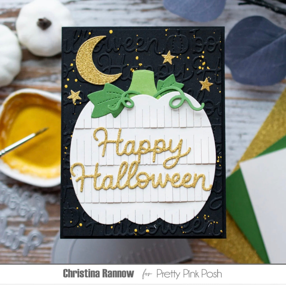 Pretty Pink Posh - Craft Dies - Fringe Pumpkin