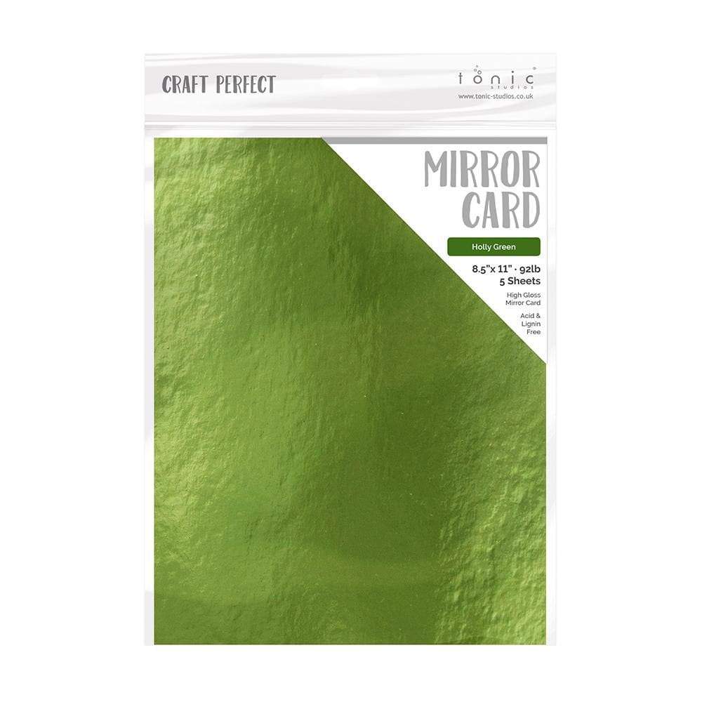 Tonic Craft Perfect - Mirror Card - Holly Green