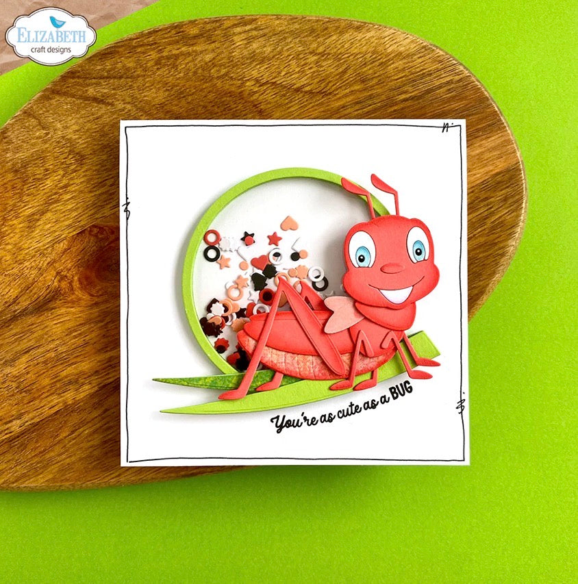 Elizabeth Craft Designs - Steel Cutting Dies - Grasshopper