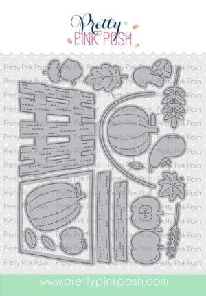 Pretty Pink Posh - Die Set - Fall Basket