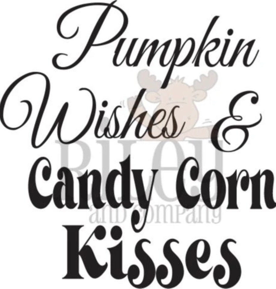 Riley and Co - Clear Stamps - Candy Corn Kisses