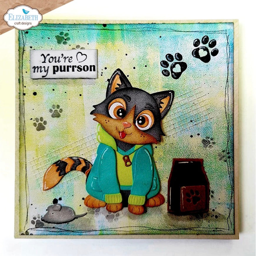 Elizabeth Craft Designs - Steel Dies - Cat Clothing Accessories
