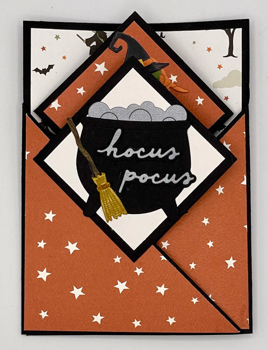 Scrapp’n Savvy - Card Kits - Hocus Pocus Triple Fold